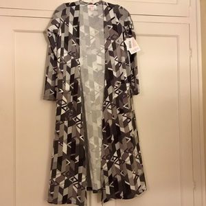 NWT LuLaRoe Abstract Print Sarah Duster